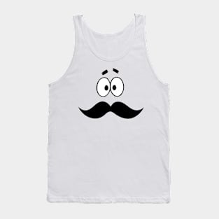 Moustache Tank Top